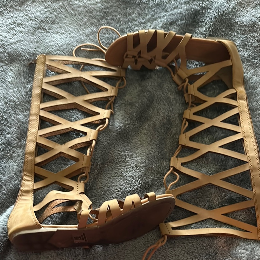 Tan Gladiator Sandals